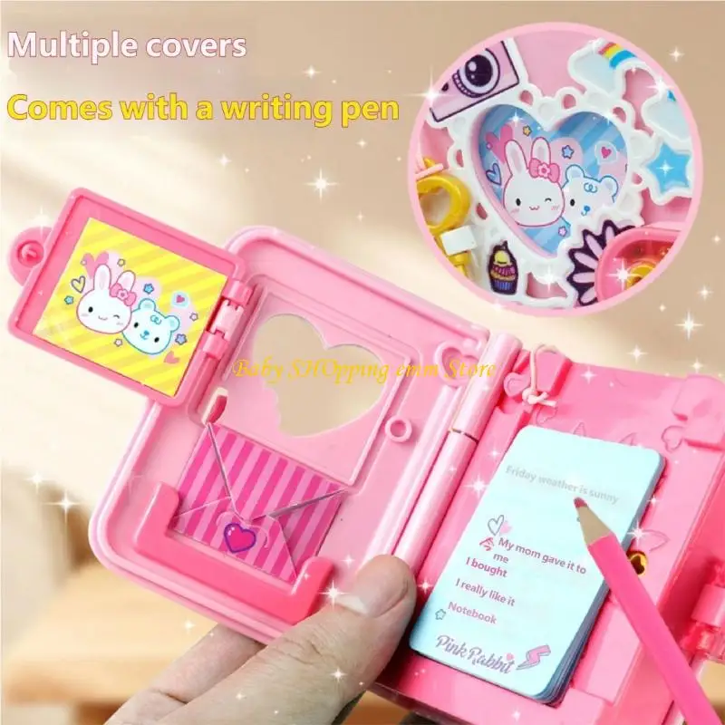 23GD Geheimes Tagebuch für Kinder, Spielzeug-Notizbuch, Bastel-Aktivitäts-Notizbuch für kreativen Ausdruck und Bewegung,