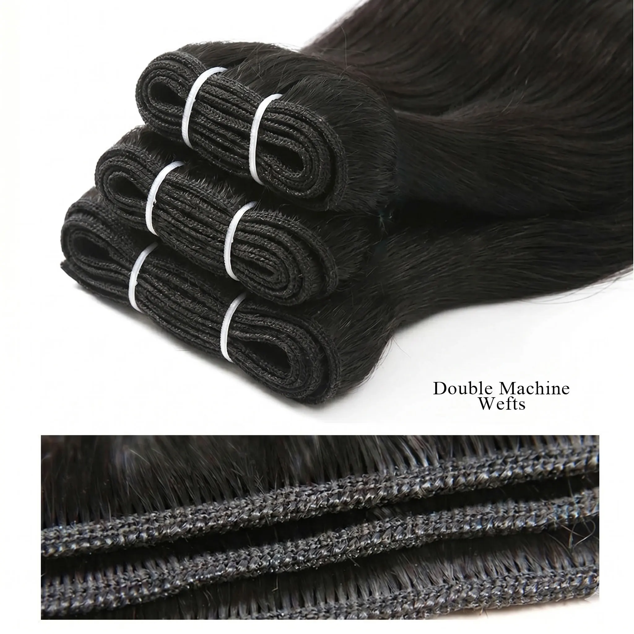 14A Body Wave 100% Human Hair Bundles Brazilian Natural Black Real Remy Weave Hair 3 4 5 Pcs Unprocessed Raw Hair Bundles Extensions image 5