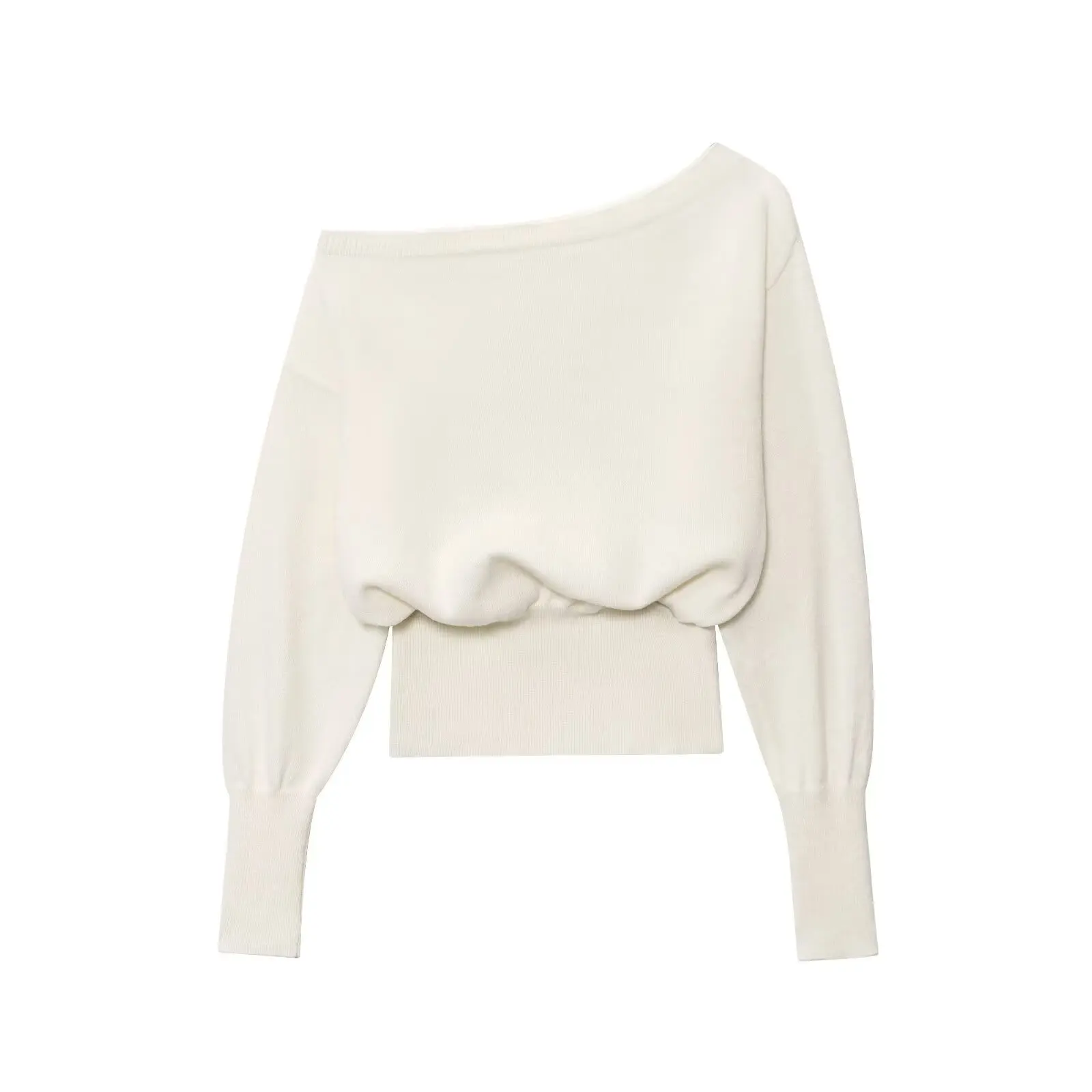 

Chic off-shoulder sweater with slouchy fit. Flattering, versatile & effortlessly stylish for any occasion.