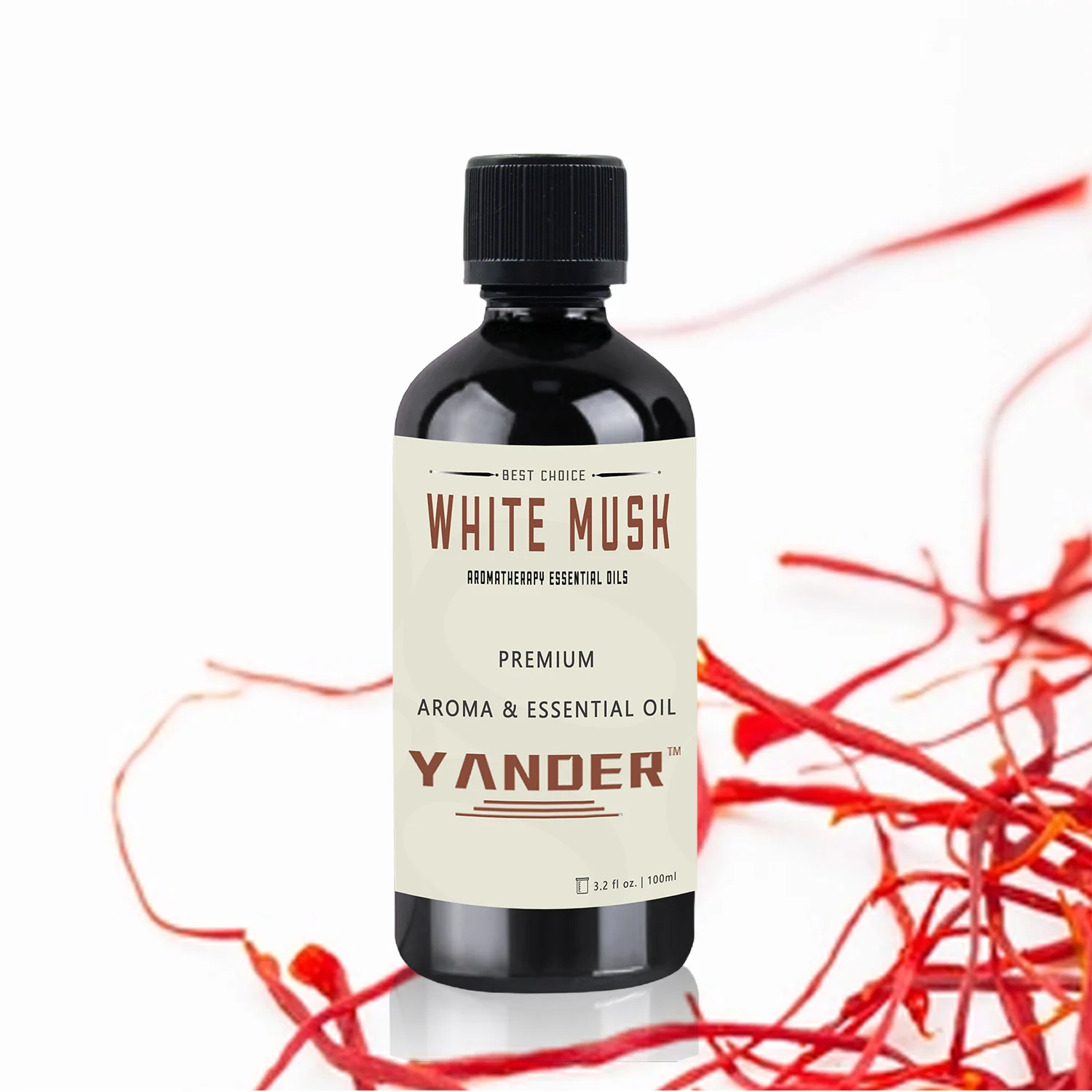 YANDER 100ml Essential oil White Musk Pure Oil For Perfume Making Diffuser Humidifer Bath Bomb Room Spray Soap Making