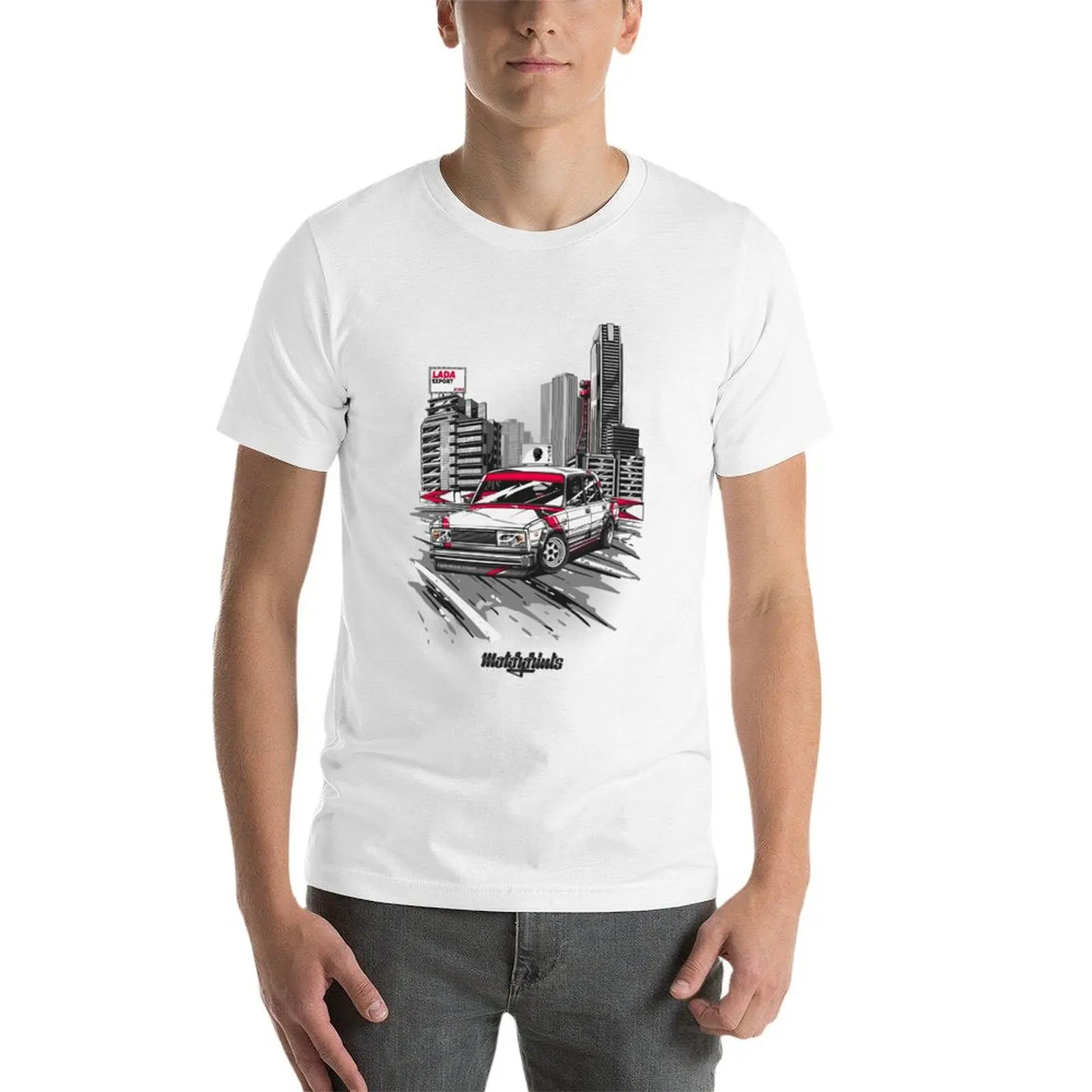 Lada Export 2105 (red) T-Shirt Quick Dry Training Short Sleeve Tee view 3