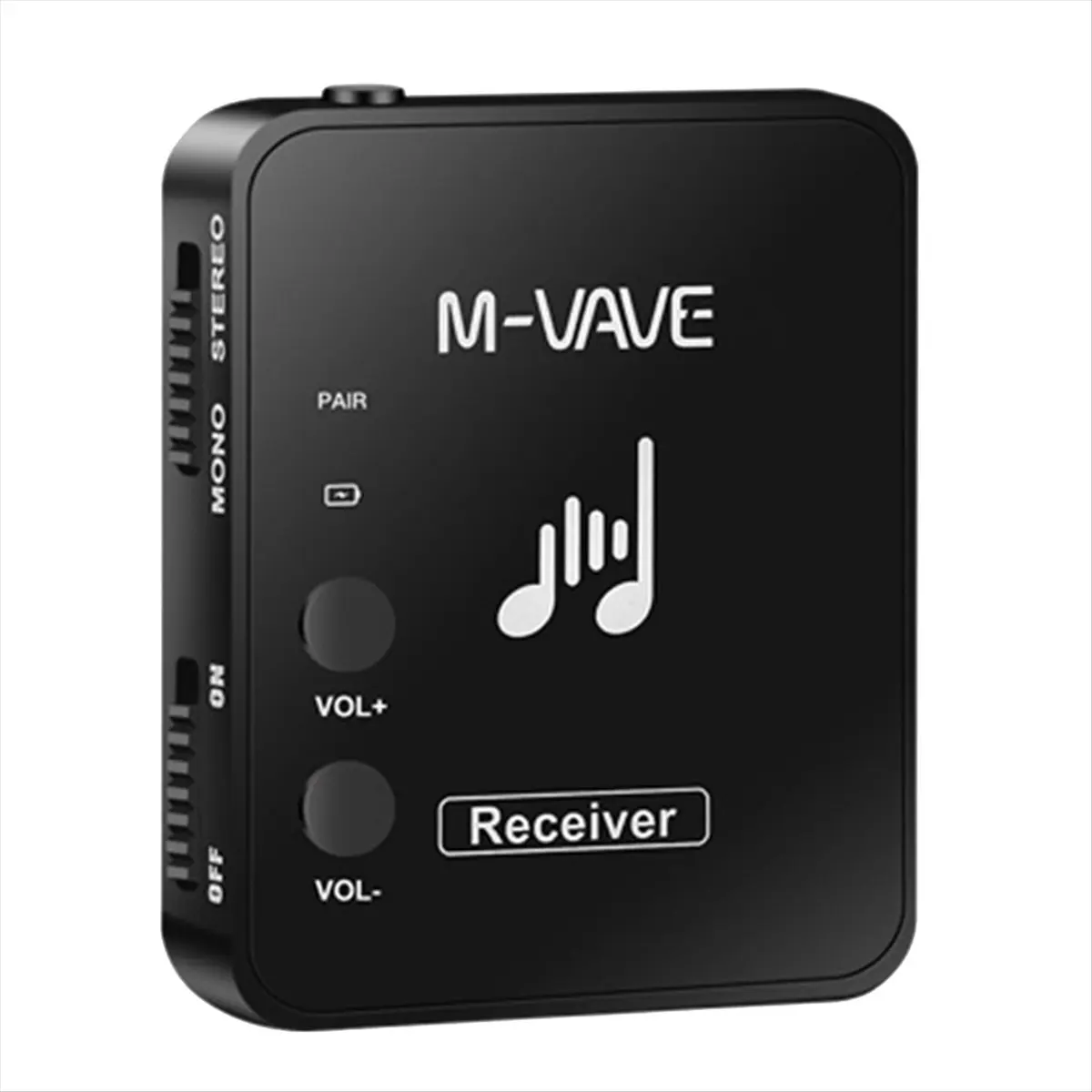 A61P M-VAVE 2.4G Wireless Earphone Monitor Rechargeable Guitar Beltpack Receiver