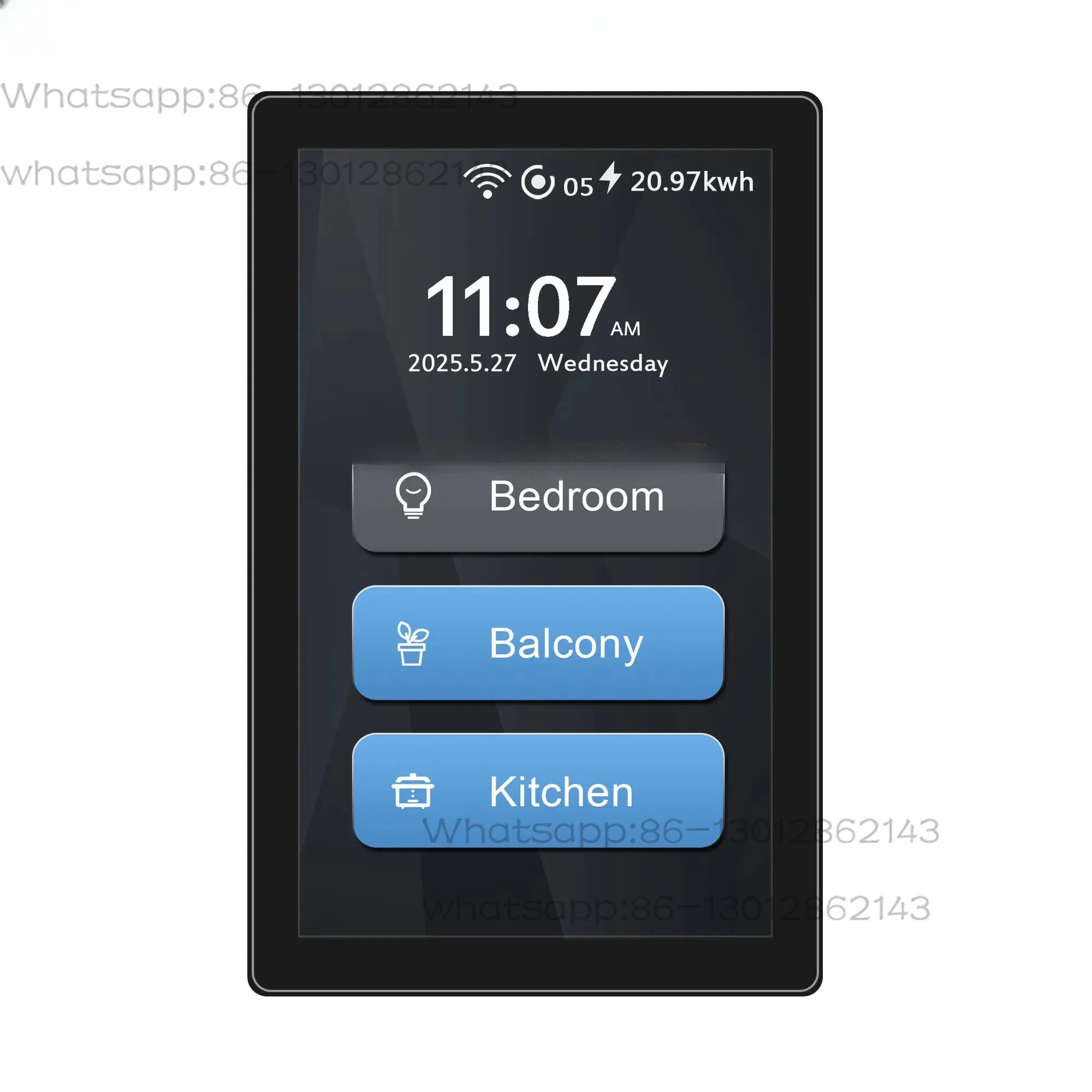 Newest Lanbon L10 Big LCD Screen Wifi Smart Life Smart Switch Tuya Smart Home Automation 1 2 3 4 Gang Light Switch Alexa