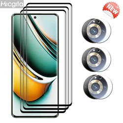 9D Tempered Glass film For Realme 11 pro plus Screen Protector Anti-Scratch Front Film For Realme 11 pro+ Soft Camera film