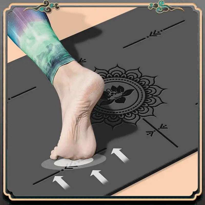 

Rubber Yoga Mat Dark Gray Yoga Mat For Handstand Rubber Mat Comfortable Meditation Rest Hit Seat Fitness Handstand Mat