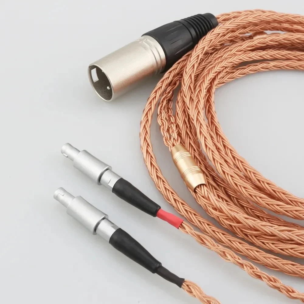 16 Core 99% 7N OCC Earphone Cable For Sennheiser HD800 HD800s HD820s HD820 Enigma Acoustics Dharma D1000 Headphone