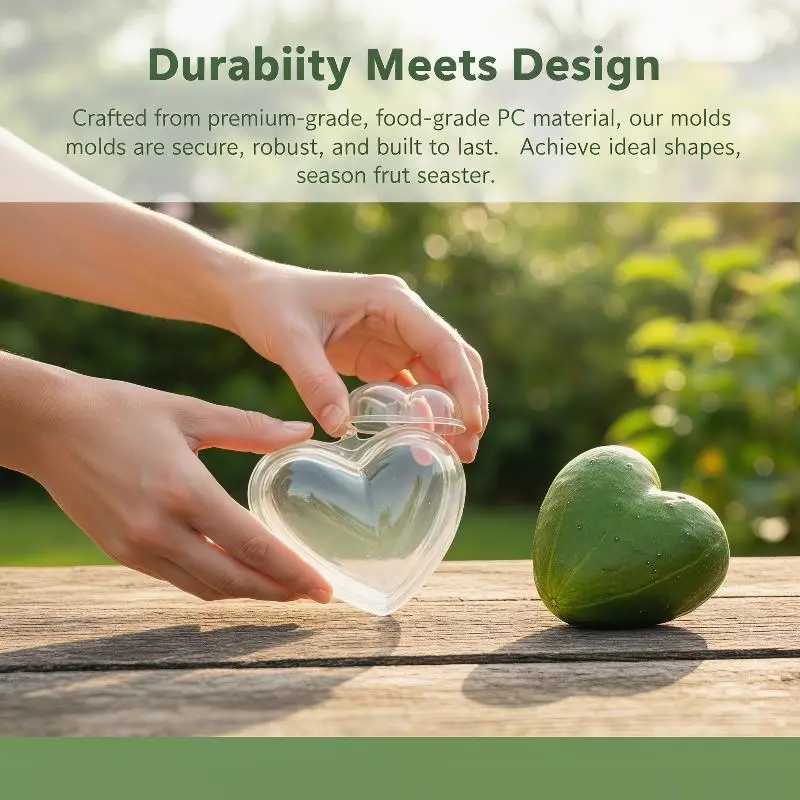 Mini Cube Triangle Fruit Shaping Mold Reusable Transparent Plastic Strawberry Tomato Growing Styling Tool Garden DIY