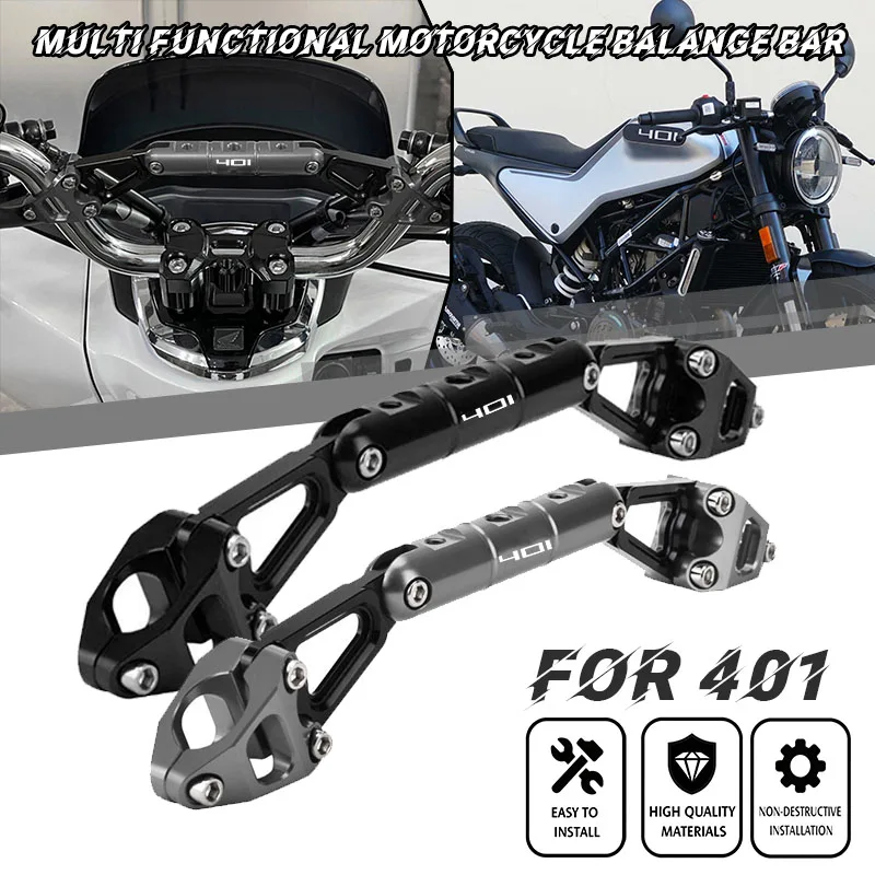For Husqvarna Svartpilen 401 VITPILEN 401 2018-2024 Motorcycle Accessories Balance Bar Handlebar Crossbar Levers Phone Holder