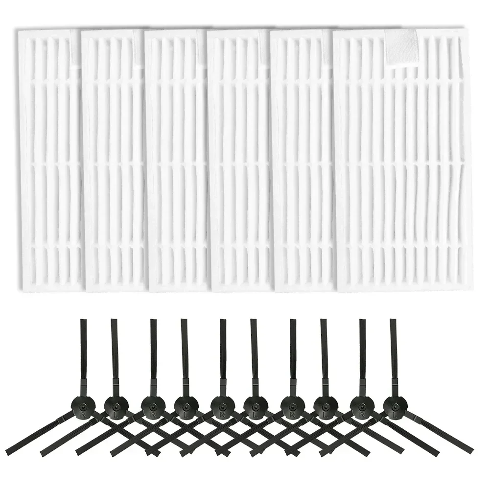 

For ILIFE G9/G9PRO/V9/V9PRO Accessories Pack Plastic Nylon Filter Paper Side Brushes HEPA Filter Kits Vacuum Cleaner Parts