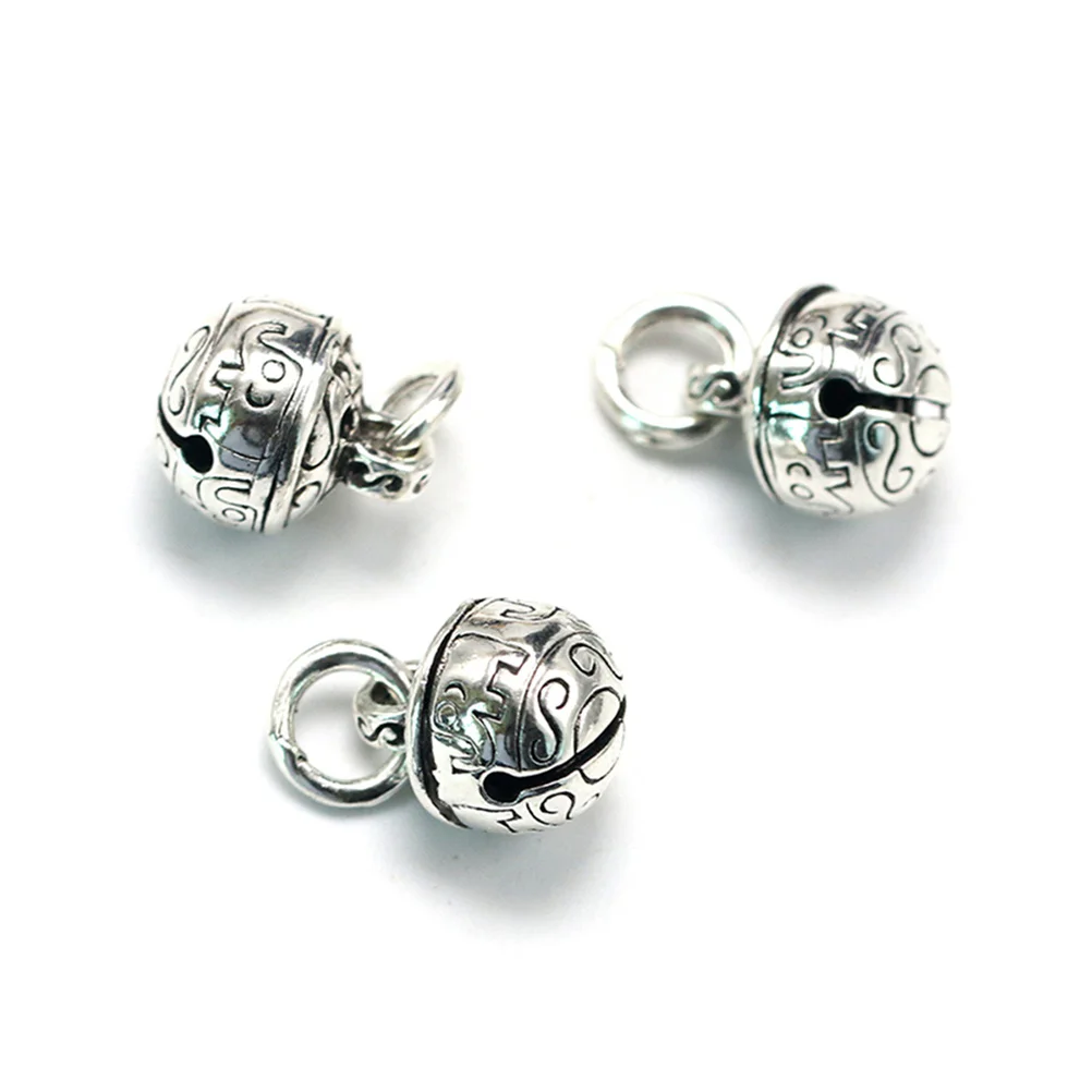 

10 шт., подвески-колокольчики из сплава, прочный резной дизайн, ожерелье «сделай сам», браслет, принадлежности для изготовления ювелирных изделий, подвеска из сплава, подвеска