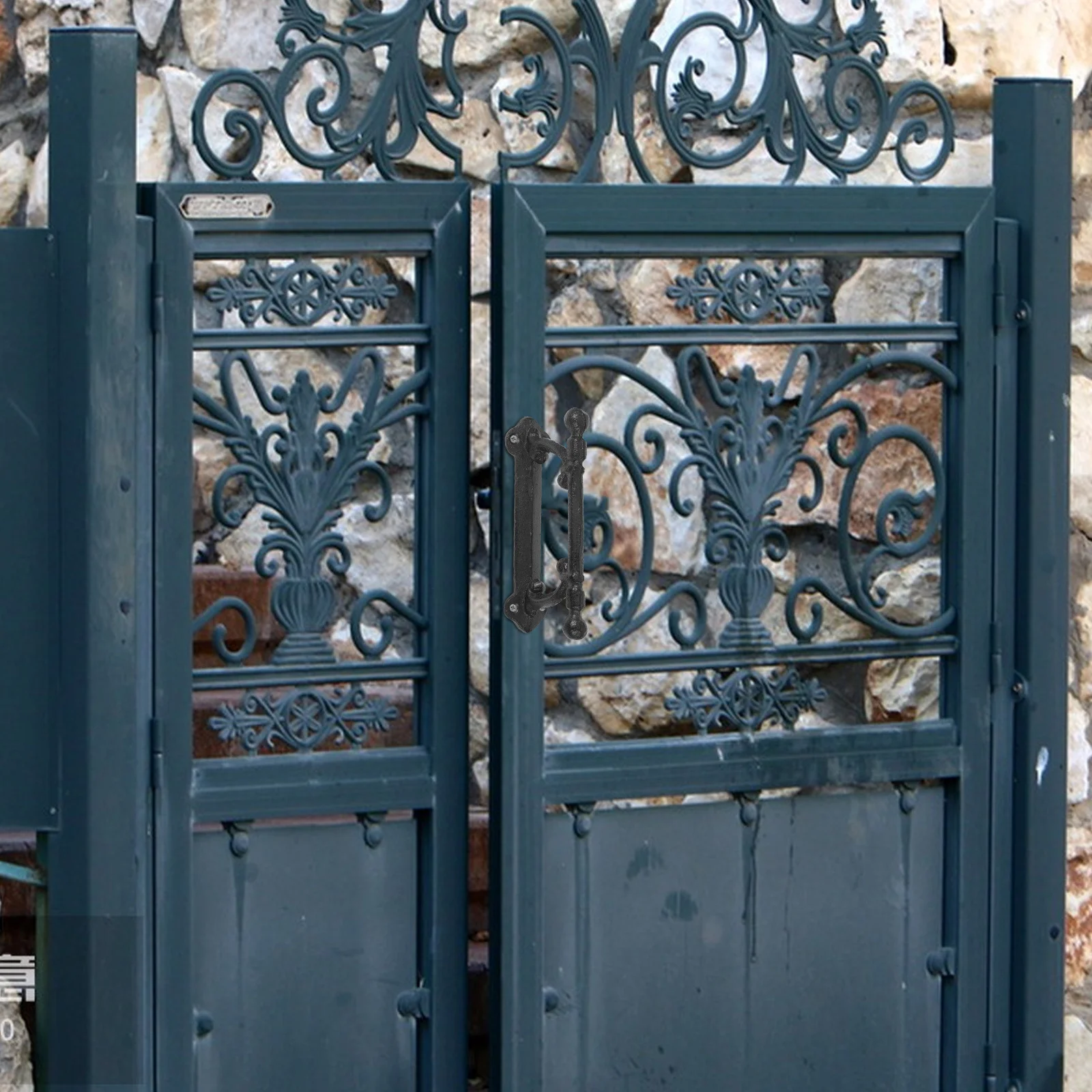 

Rustic Iron Barn Door Handle Heavy Duty Vintage Gate Pull Decorative Cabinet Drawer Pulls Outdoor Hardware Door Hardware