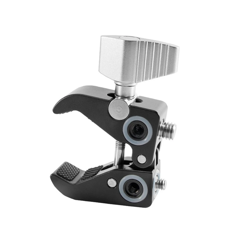 

Aluminum Alloy C-Type Crab Clamp Magic Arm Clamp Suitable For SLR Camera LED Light Studio Photography Accessories