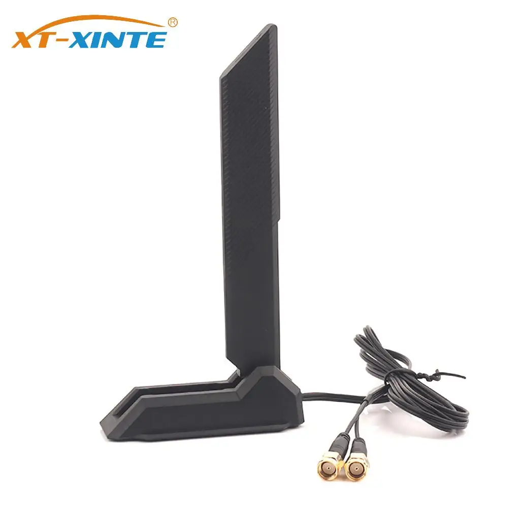 2.4G/5G/6G Dual Band Extension Antenna 180 Rotation for WIFI Router Wireless Network Card 12DB Magnetic Base SMA Folding Antenna