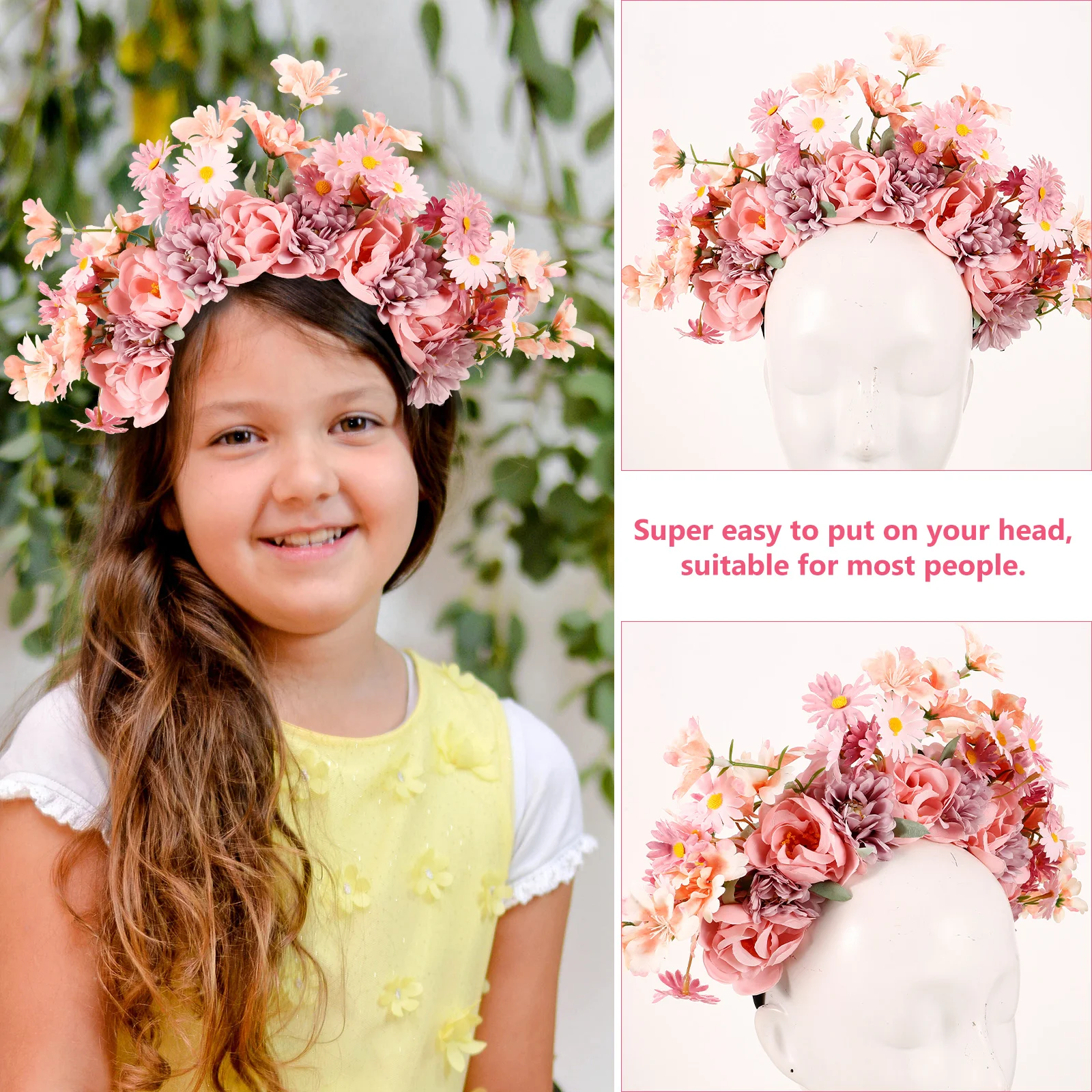 

Imitation Hairpin Headdress Accessories for Hairband Party Fabric Flower Headbands 's