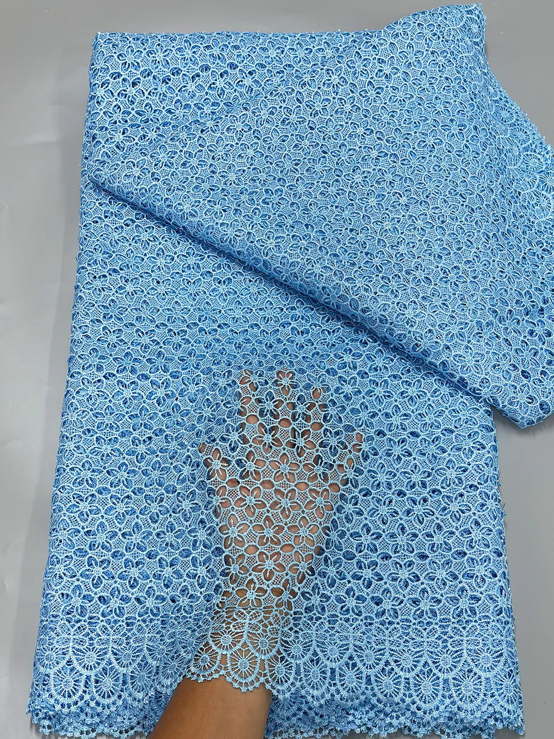 قماش دانتيل أفريقي للنساء ، دانتيل نيجيري قابل للذوبان في الماء ، جودة عالية ، فستان احتفال حفلة موسيقية ، الأحدث الأصلي ، way #4