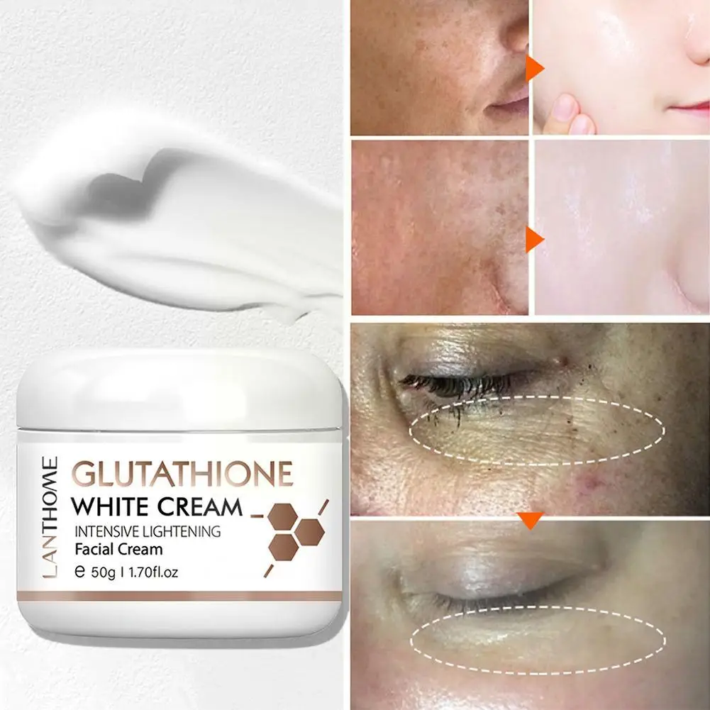 Glutathione Face Cream Mild Glutathione For Skin Whitening Face Lotion Tighten Skin Restore Elasticity Nourish Reduce Wrink F0L4