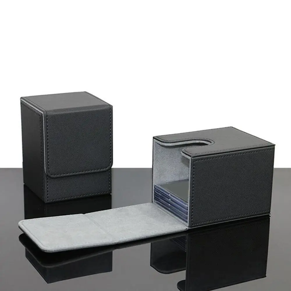 Collection Box PU Game MTG Trading Card Holder Organizer Collectible Game Deck Box Protectors Storage Card Deck Case Children