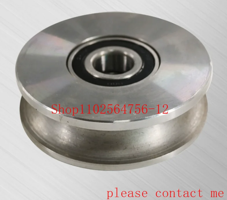 45# Steel Pullwheel Pullwheel Rail Guide Wheel Round Steel Pipe Bearing