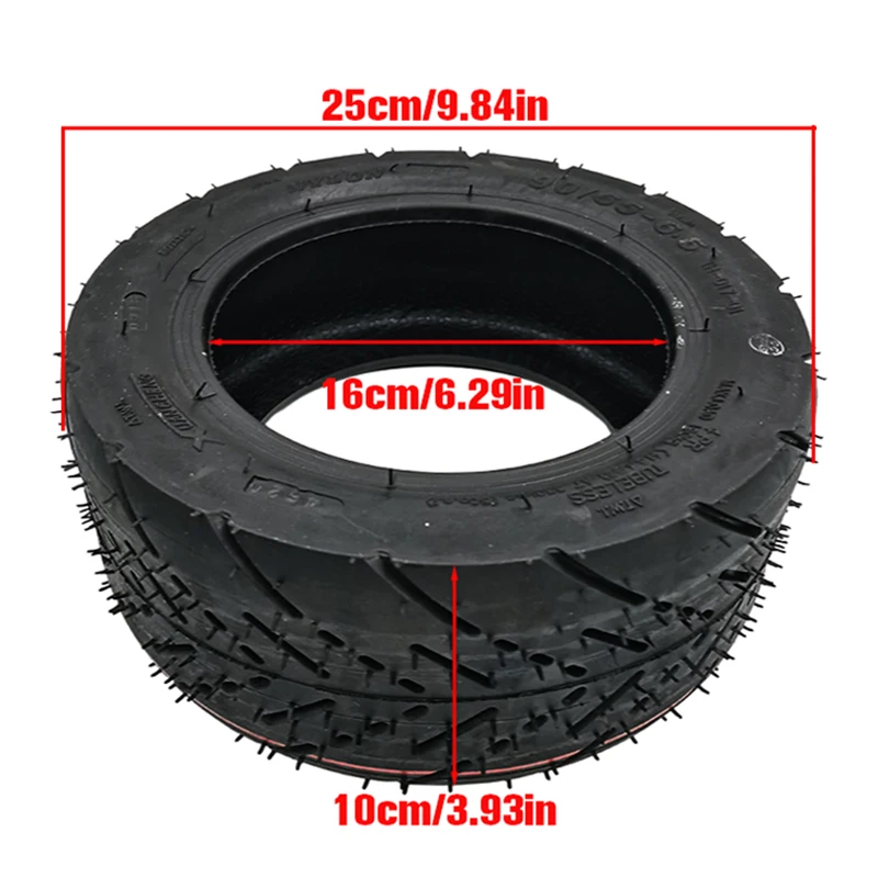 90/65-6.5 road lines vacuum tires for small scooter motorcycles  super wear-resistant tubeless road tires