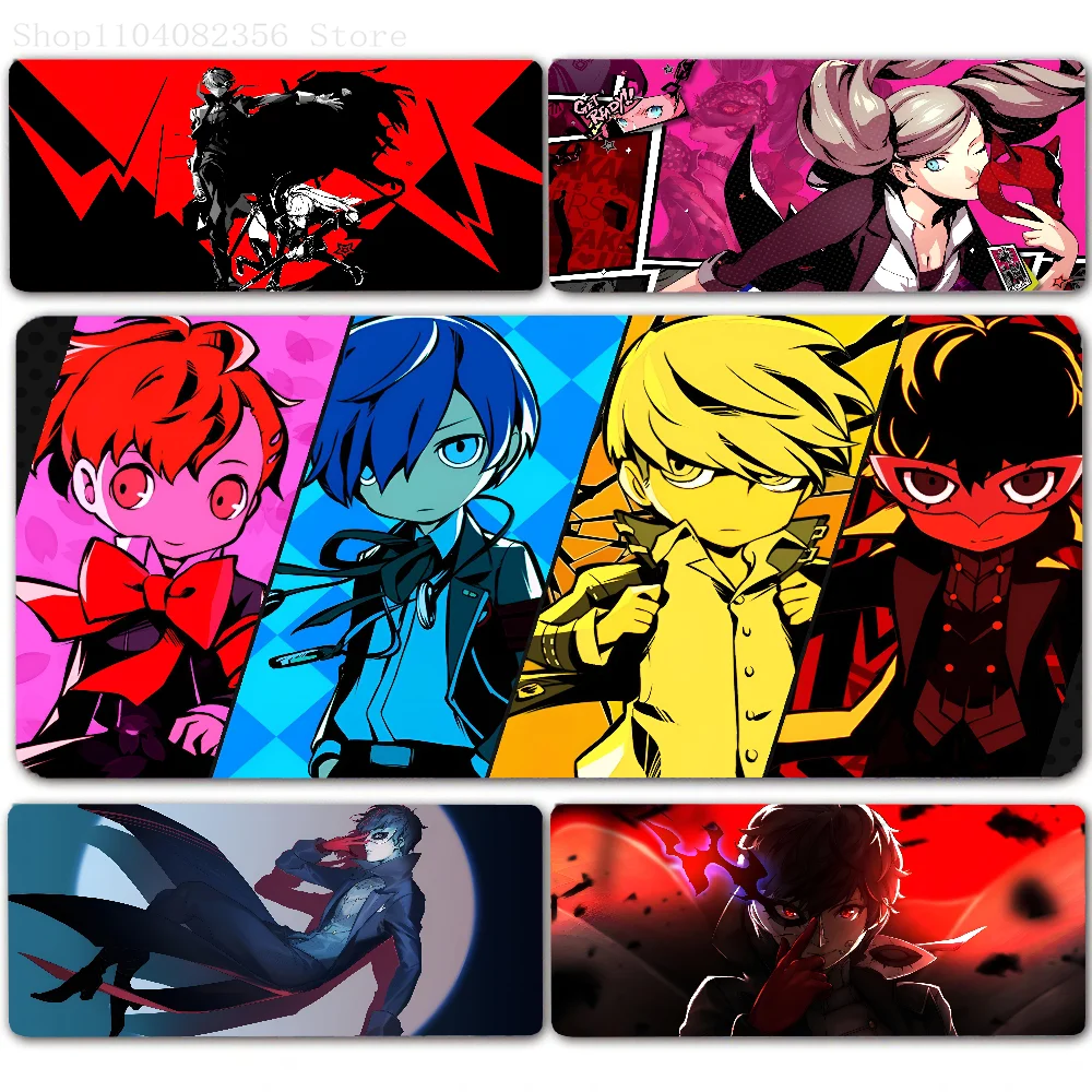 

Pc Gaming Mouse Pad Gamer Persona 5 Computer Accessories Non-slip Mat Deskmat Mausepad Mousepad Mats Keyboard Cabinet Mause Pads