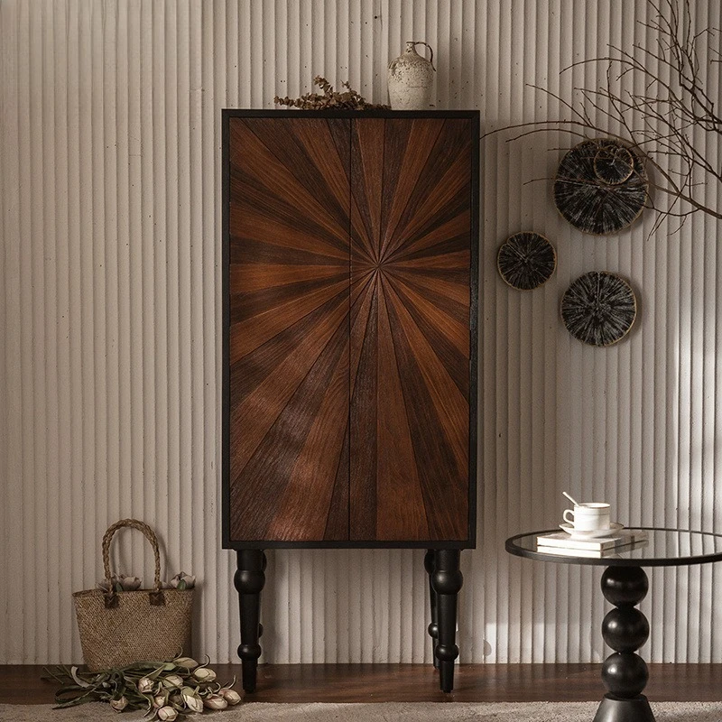 set of homestay retro old chest cabinets personalized entrance