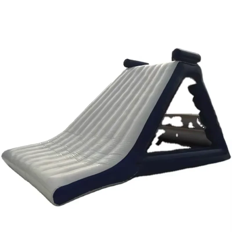 Giant Blue White Inflatable Water Slide for Summer Pool Party Outdoor Backyard Fun Floating Swimming Park Equipment Toy Large