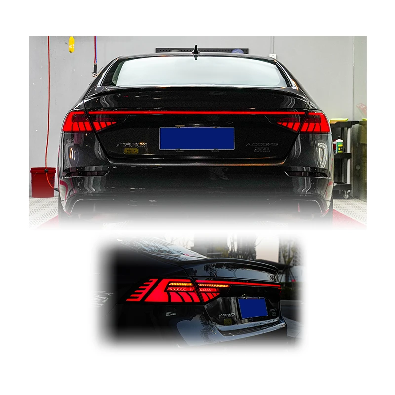 

Zhengwo LED Tail Lights For Honda Accord 11st Gen 2018 2019 2020 2021 2022 Sequential Turn Signals Startup Custom Tail Lamp Repl