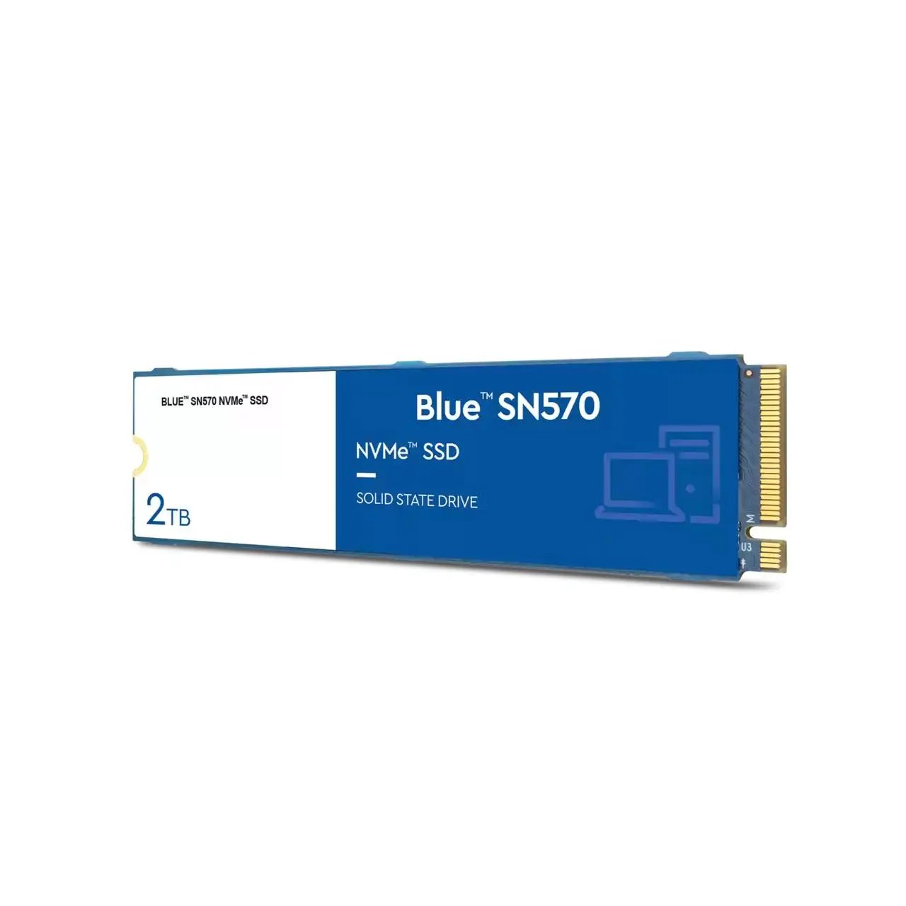 Portable External We-stern Digital Blue SN570 NVMe M.2 2280 Solid