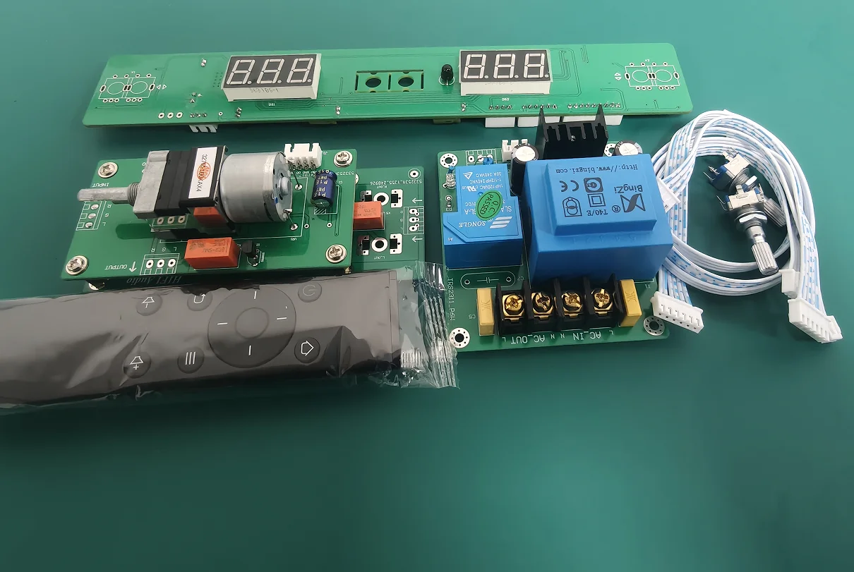 

HiFi Motor Remote Volume Control Board With Display Input Switch Kit For Preamplifier /Amplifier