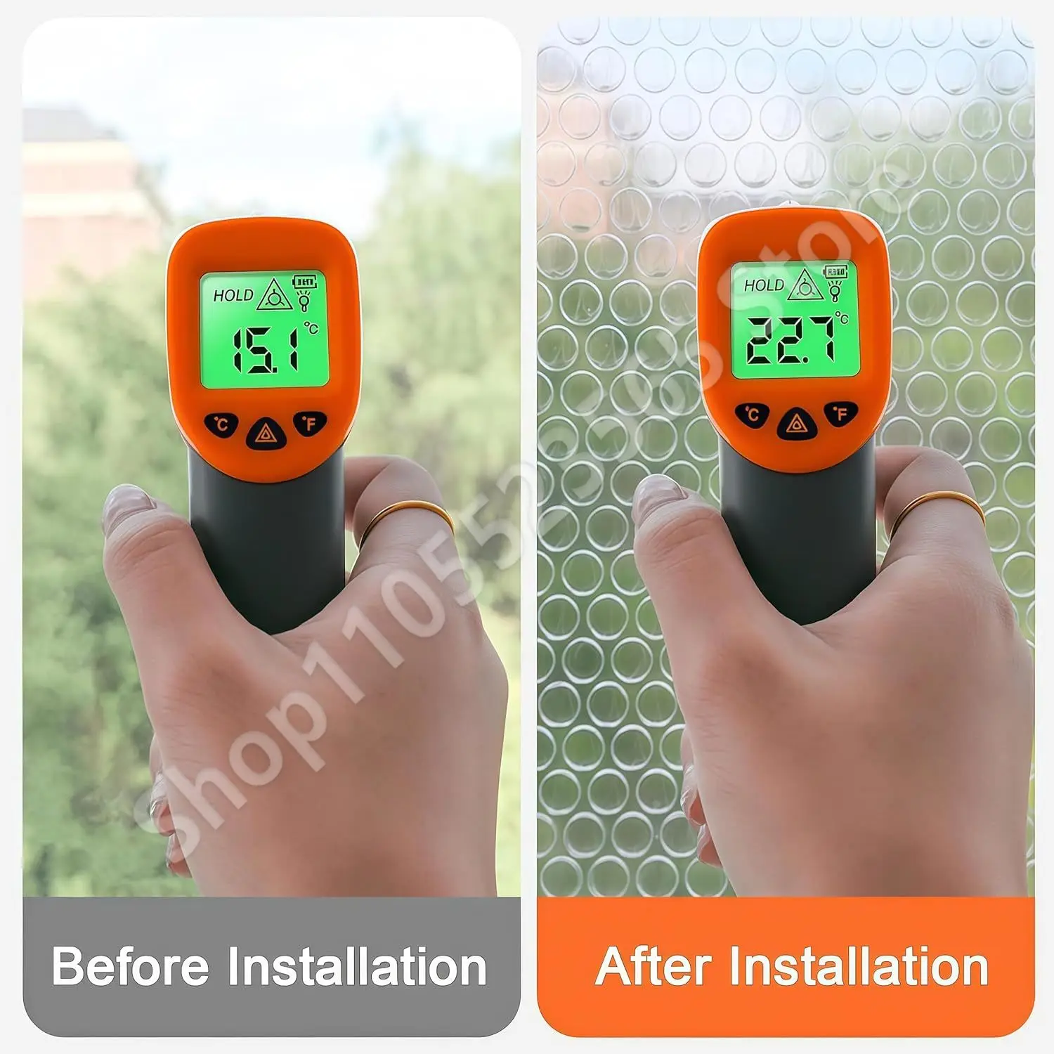 Winter Bubble Heat Insulation Window Curtain Windproof Cold Protection Formaldehyde Free Noise Reduction Dust Proof Window Cover