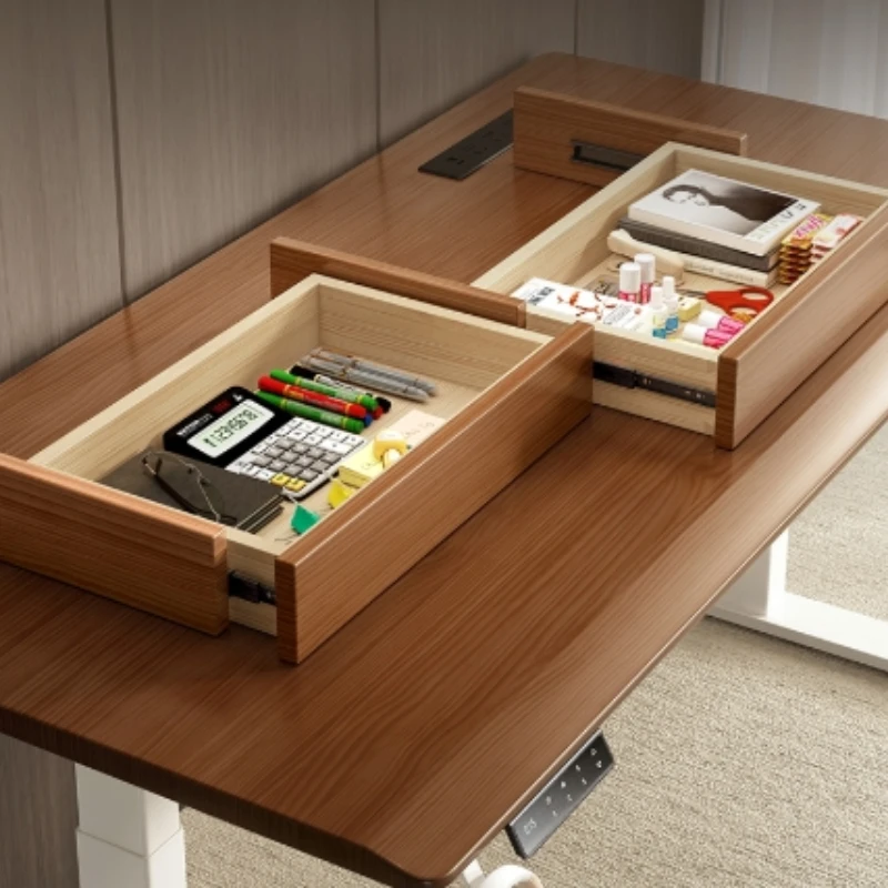 

Solid Wood Desk Drawer, Under-Desk Hidden Storage Box, Pull-Out Organizer for Office Desk, Miscellaneous Storage for Documents