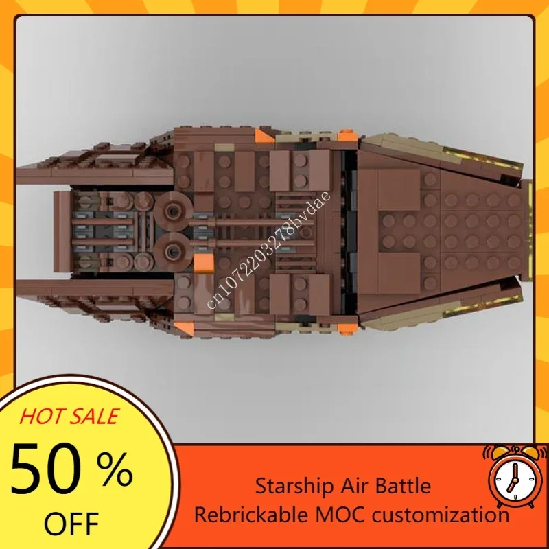 828PCSMOC Space Battle Series Jawa Sandcrawler Model Building Blocks Technology Bricks DIY Creative Assembly Toys Kids Gifts