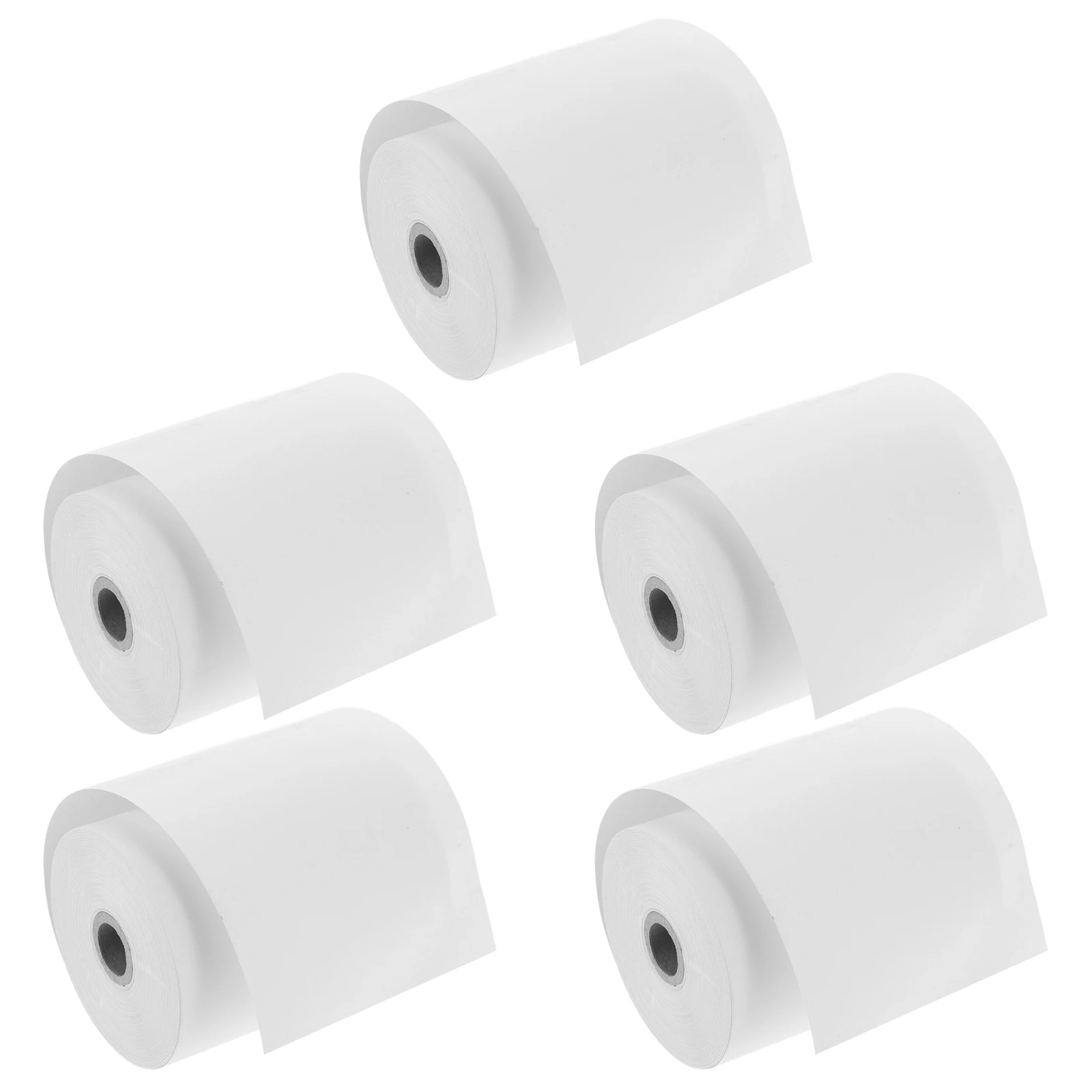 5 Rolls Thermal Paper Convenient Printing Receipt Printer Printable Heat Transfer Credit Card