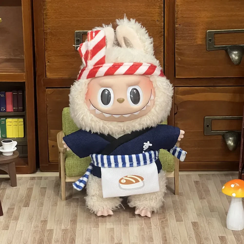 สำหรับ 17 ซม.ลาบูบูเสื้อผ้าตุ๊กตาแมวสาวแม่บ้านเครื่องแต่งกายอุปกรณ์เสริมเหมาะสำหรับโรปา ลาบูบู V1V2V3