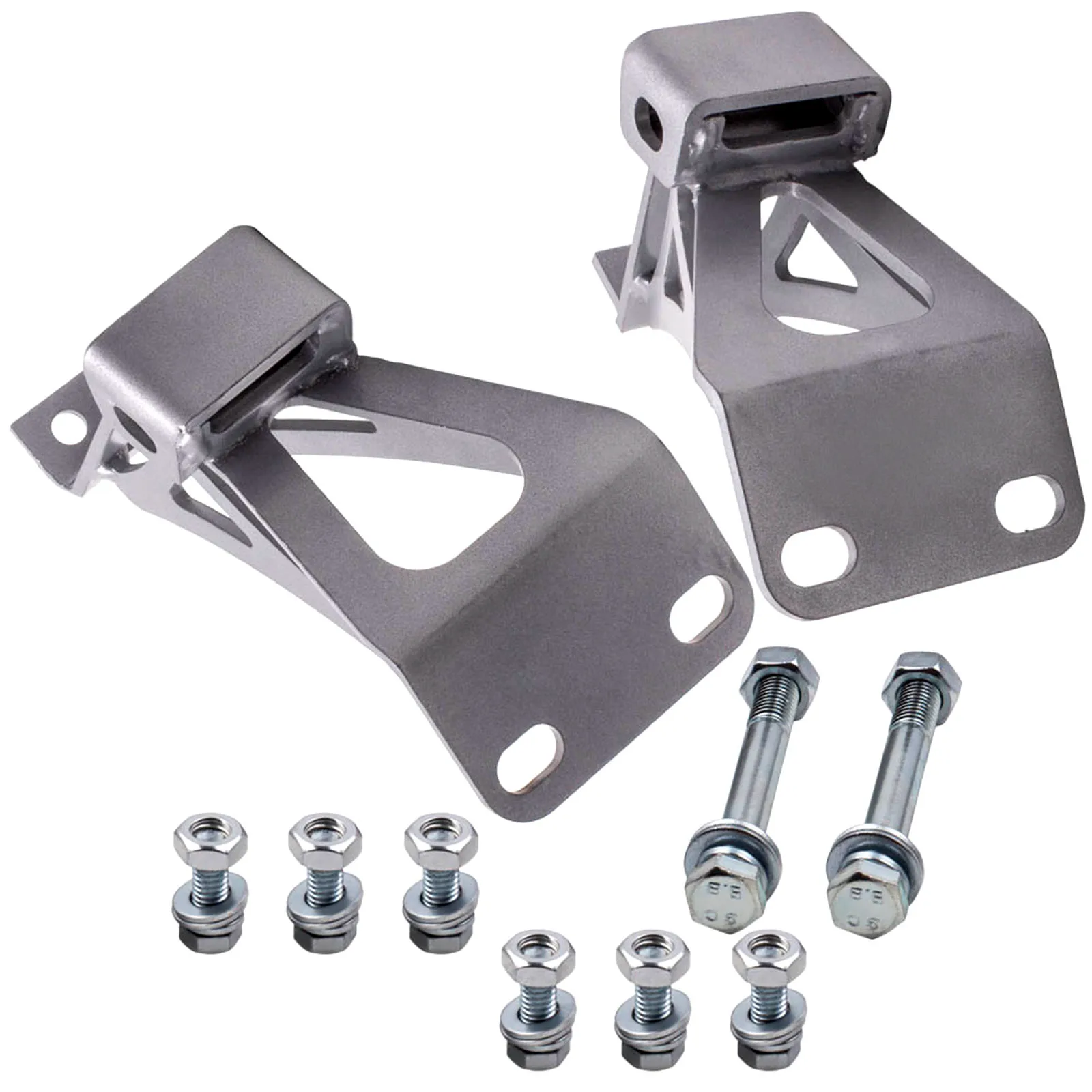 2x Engine Mounts Brackets For Chevrolet GMC Truck Small Block 1963-1972 with 1-1/4