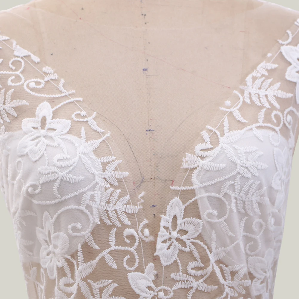 ขายร้อนใหม่แฟชั่นสตรีชุดกระโปรงงานแต่งงานชุดราตรีหรูหราดอกไม้ลูกไม้โพลีเอสเตอร์เซ็กซี่