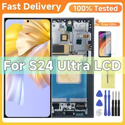 Dynamic Super AMOLED 2X 120Hz For Samsung S24 Ultra LCD SM-S928B SM-S928B/DS S928U Display Touch Screen Digitizer Assembly
