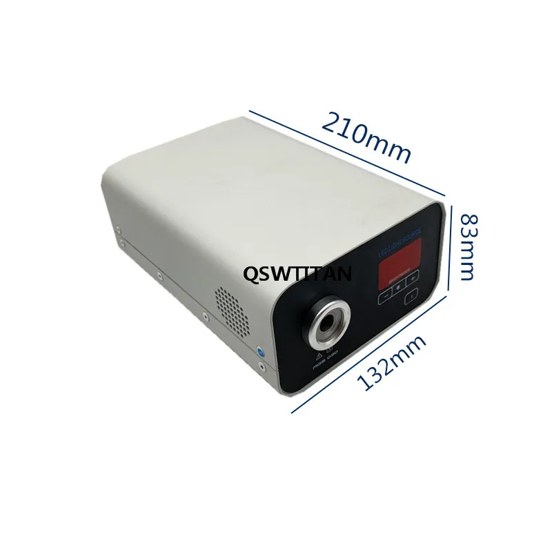 MINI Portable Cold Light Source High Brightness LED 30W Optical Fiber for Endoscope Surgery ENT Industrial Cold Light Source