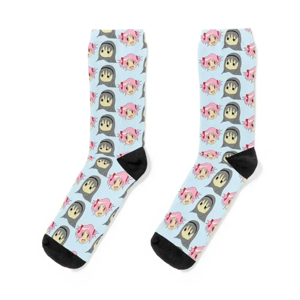 

hameru madoka homumado madoka magica meguca mspaint classic Socks Sports Toe sports cycling Designer Man Socks Women's