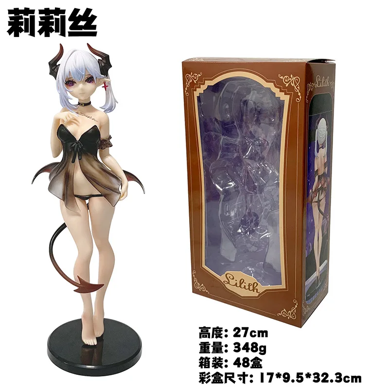 

Anime Little Devil Lilith Q Version Standing Posture Action Figure PVC Model Toys Decor Collectible Gifts