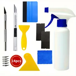 Car Film Wrap Tool Kit Vinyl Scraper Window Tint Tool Vehicle Glass Protective Film Squeegee for Car Sticker Auto Accessories