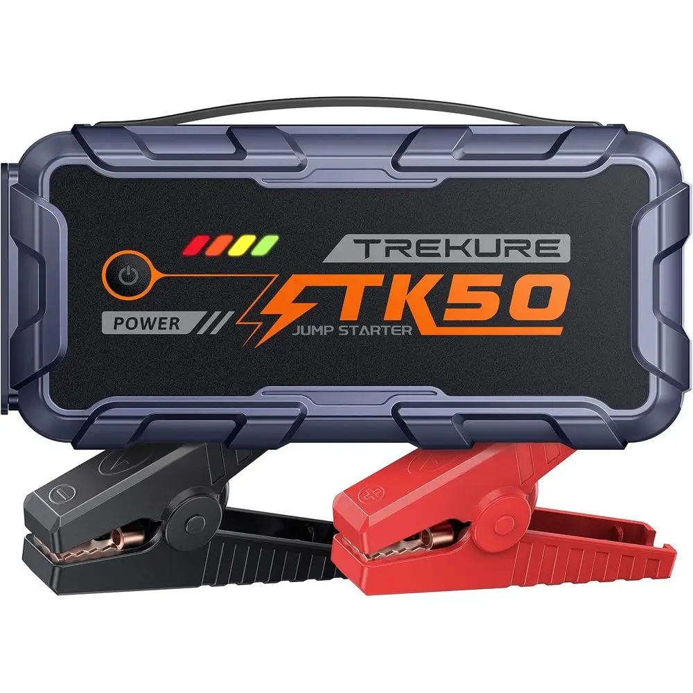 

Портативное пусковое устройство для автомобиля 8000А 26800мАч, для всех бензиновых и дизельных двигателей (до 12 л), внешний аккумулятор и пусковой бустер, порт USB