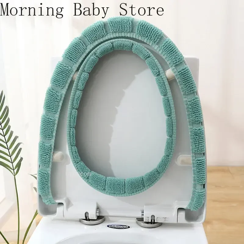 Juste de Siège de Toilette Universelle à Motif de Citrouille, Chaude et Lavable, en Forme de O, Polymères Closestool, Accessoires d\'Entraînement
