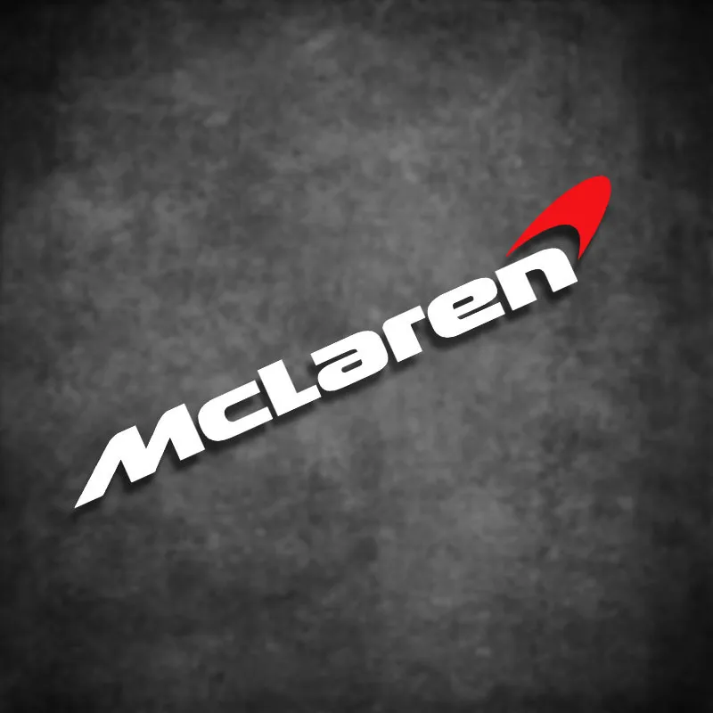 Adesivo de carro para mclaren adesivo de carro etiqueta vermelha logotipo do carro à prova dwaterproof água reflexivo modificação decorativa adesivo