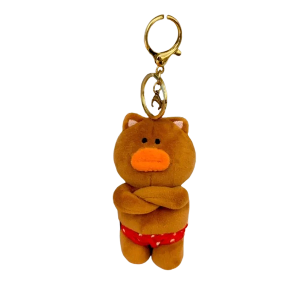 

Мягкая плюшевая игрушка-медведь «Уродливый медведь» из ПП-хлопка, мультяшный персонаж, плюшевый брелок-медведь, милый креативный плюшевый кулон-медведь, подвеска для сумки