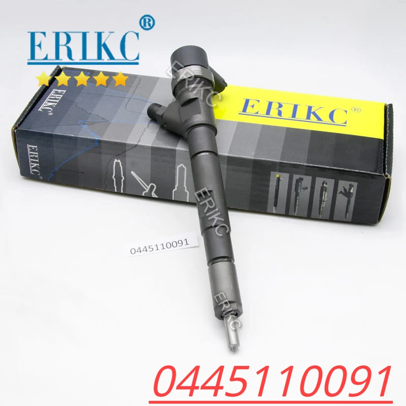 ERIKC 0445110091 Diesel Fuel Injector 0 445 110 091 Common Rail Injection 0445 110 091 for HUYNDAI 33800-4A000