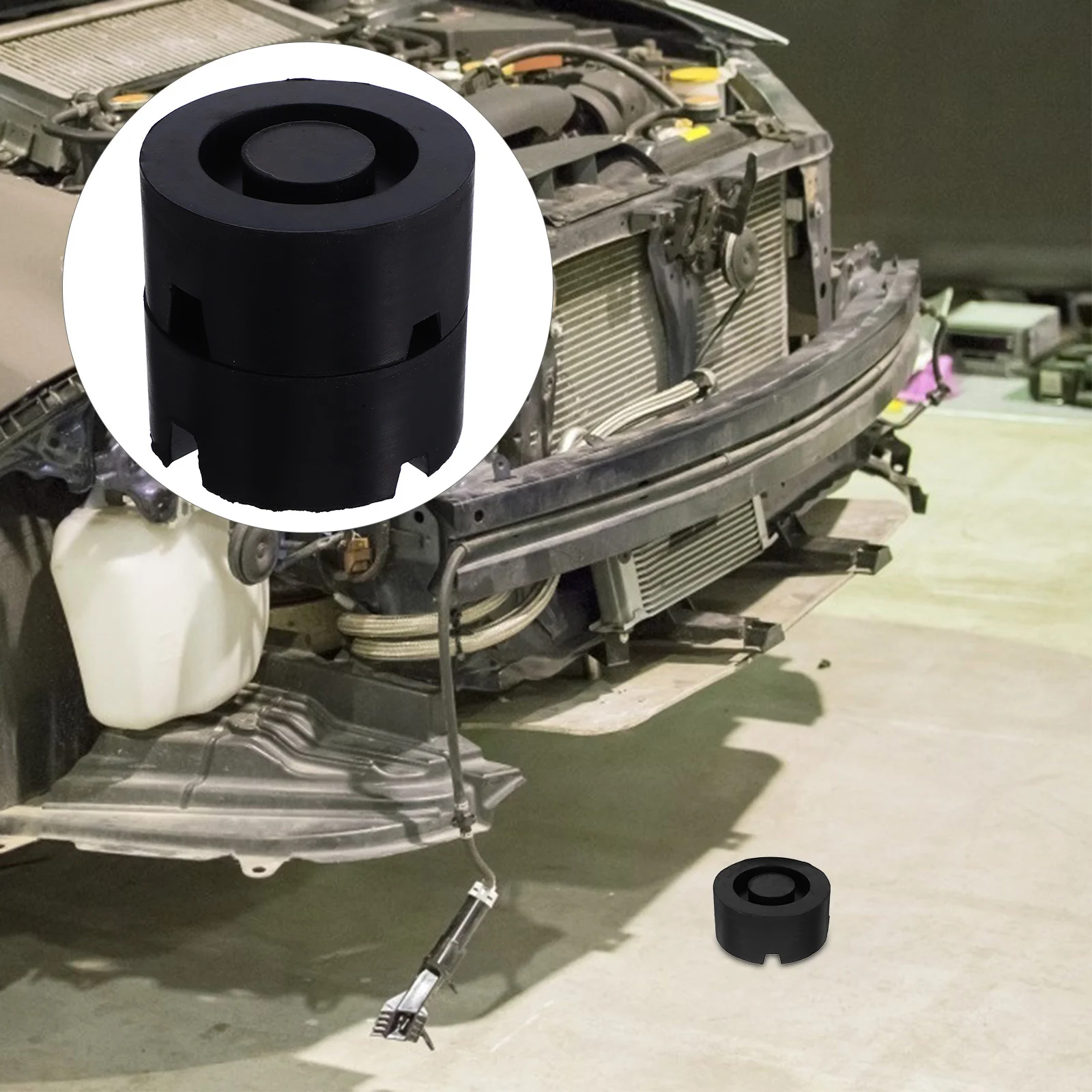 

2Pcs Jack Stand Pads Rubber Circular Support Board Auto Lift Block Anti Slip Durable Jacking Pad Floor Car Lift Accessories