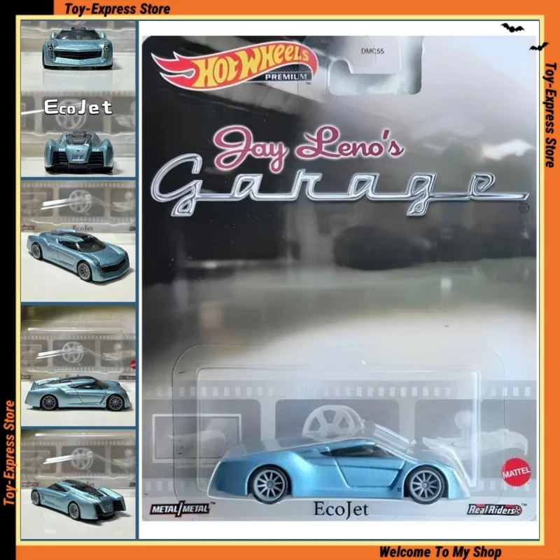 

Hot Wheels Premium Car 1/64 Dmc55 Ecojet Hybrid Concept Car Model 1:64 Alloy Diecast Vehicle Model Collectible Kids Toys Gift