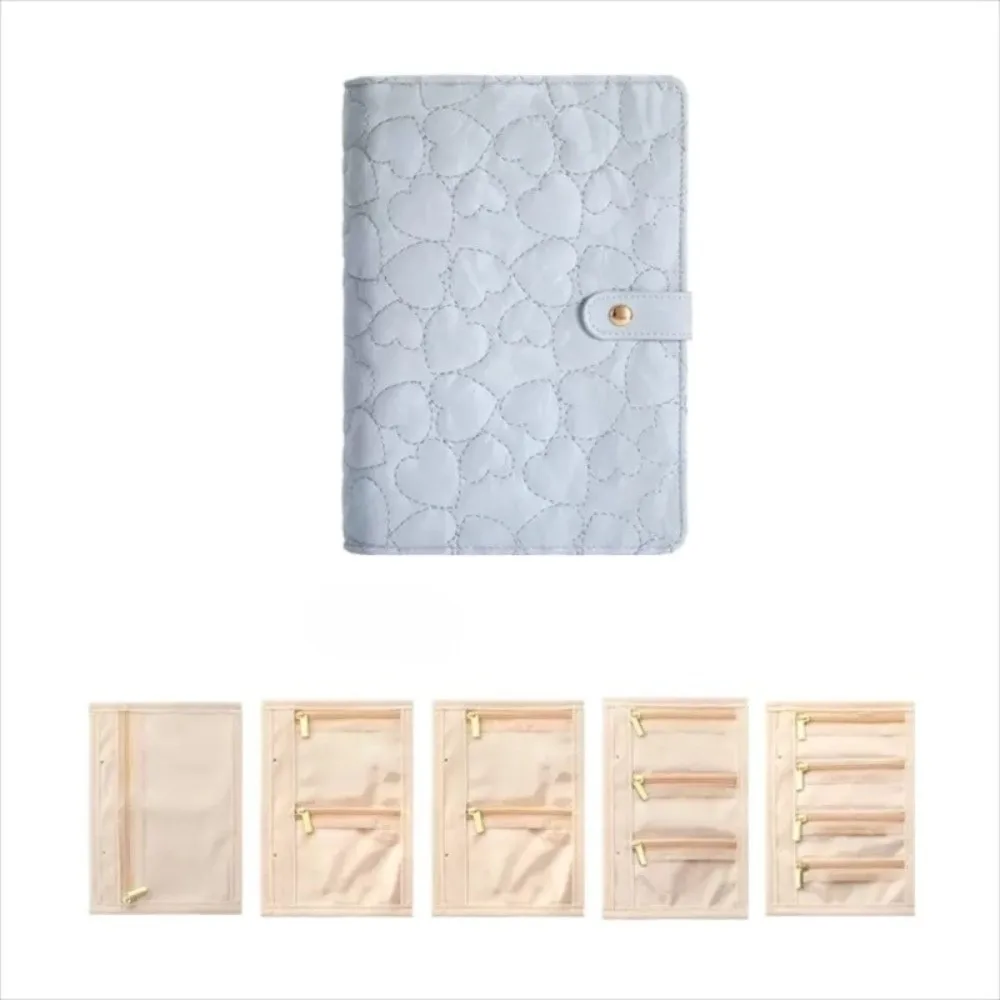 

Leather Jewelry Storage Book Waterproof Transparent Jewelry Packaging Brochure Detachable Partition Necklace Binder Travel