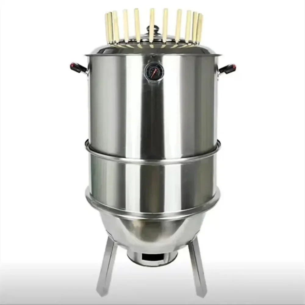 3 Types BBQ Smokeless Barbecue Hanging Oven Domestic Stainless Steel Circular Kitchen Range String Charcoal Outdoor Picnic Gear